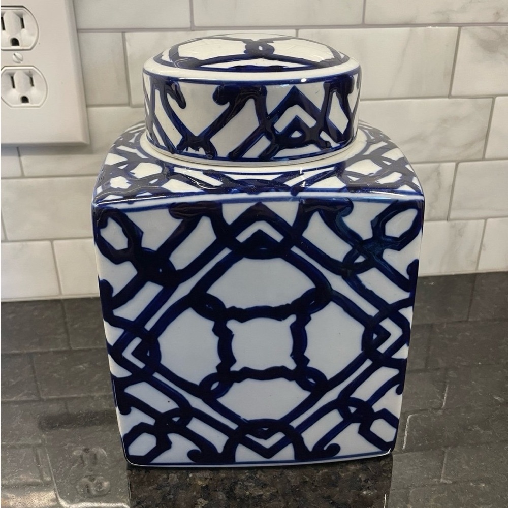 Blue & White Ginger Jar